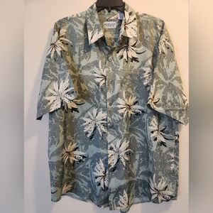 Men's Windham Pointe Silk Floral Button-Up Shirt